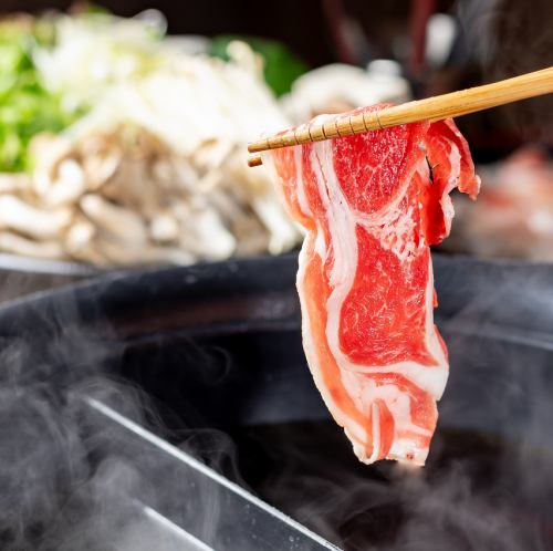 肉×海鮮の贅沢なしゃぶしゃぶ