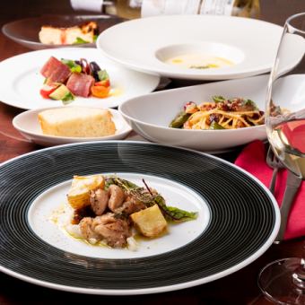 [For birthdays and anniversaries] Enjoy the taste of the season ~ Summer casual course ~ 1 drink included <6 dishes total> 4,400 yen (tax included)