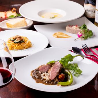 [For birthdays and anniversaries] Enjoy the taste of the season ~ Summer special course ~ 1 drink included <6 dishes total> 5,500 yen (tax included)