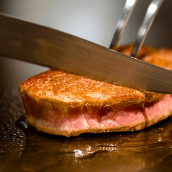 [1st Anniversary Special Price] A5 Kuroge Wagyu Red Meat Steak Course - Affordable 6-item course, 9,680 yen → 8,580 yen