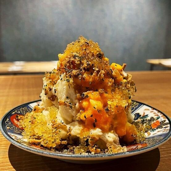 【一度食べればクセになる◎】半熟玉子・いぶりがっこのポテサラ