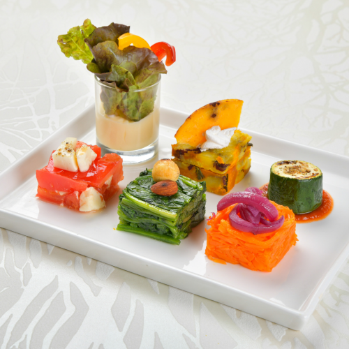 6 kinds of vegetable dessert platter