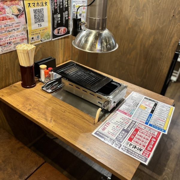【おひとり焼肉にもぴったり】おひとり様～団体様まで幅広くお席をご用意しております。注文もしやすく、ふらっと利用しやすい雰囲気です！
