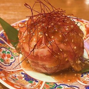 近江牛肉佐梅子醬和肉炸彈