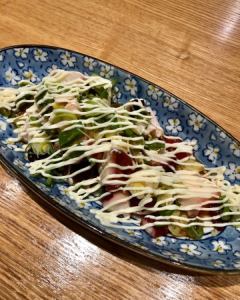 Octopus with ponzu sauce