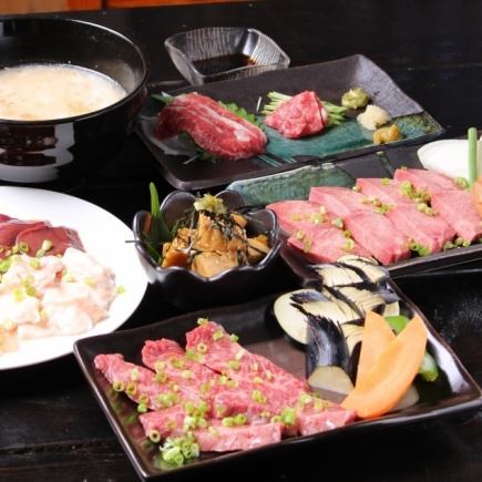 享用高品质的肉类和菜肴!【高级套餐】120分钟无限畅饮6,600日元(含税)