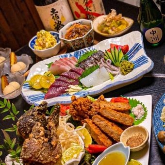 【鍋なし】1.5時間飲み放題付★ちょい呑みコース(※刺身無し)全5種5000円⇒月～木は4500円！