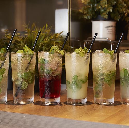 たっぷりミントのモヒート 4種類!