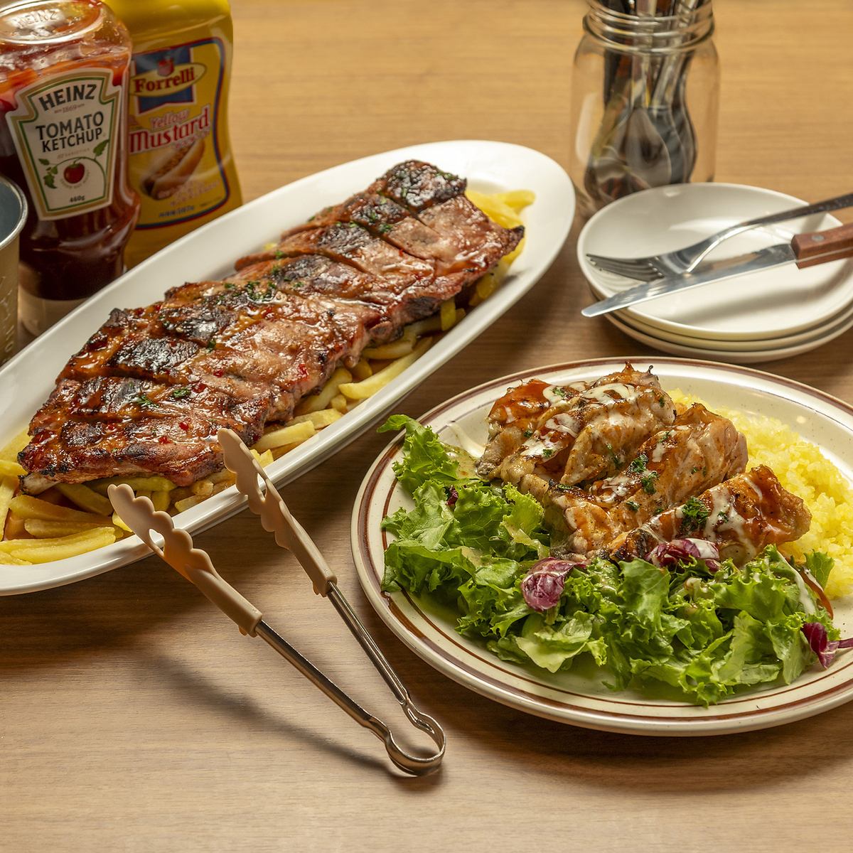 ★ここでしか食べれないスペアリブ★飲み放題コースも4400円~♪宴会 貸切にも♪