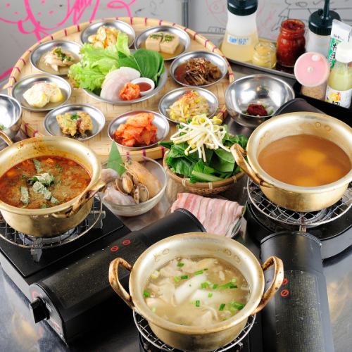 Very popular! Warm hotpot course