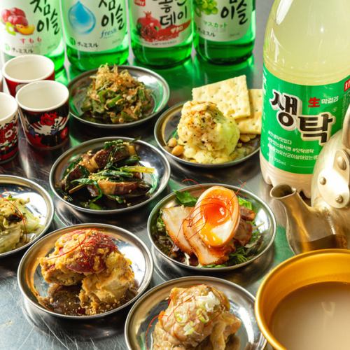 こだわりの韓国料理の数々♪メインも逸品も充実！