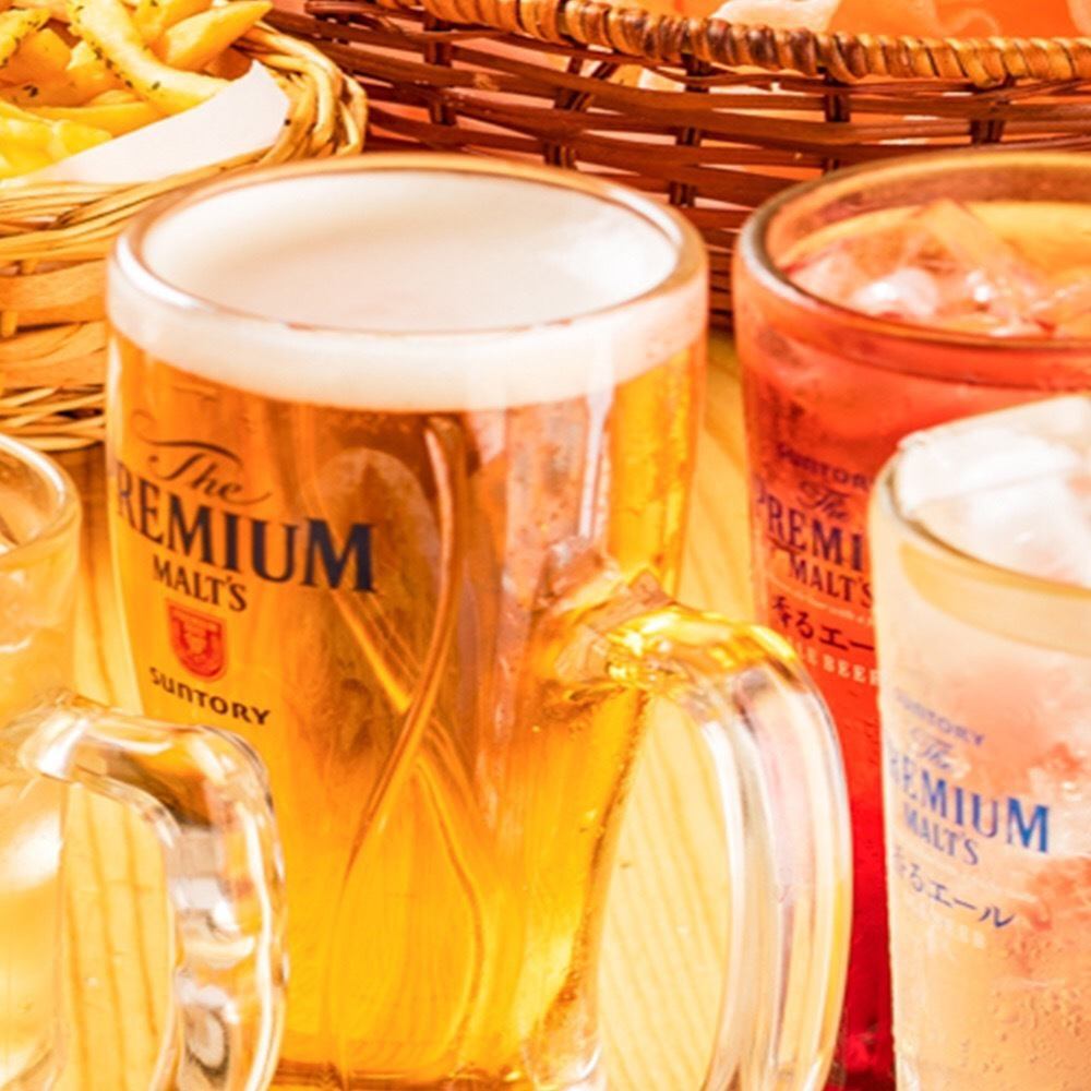 飲み放題2時間1500円♪齋藤商店はお通し代なし！！12時～OKです