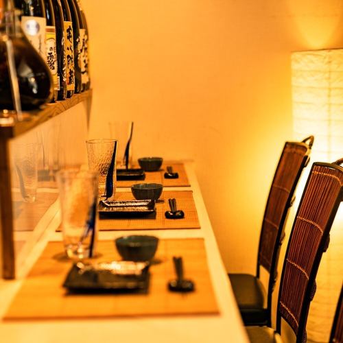気軽に飲めるカウンター席もございます！お一人様も大歓迎です。