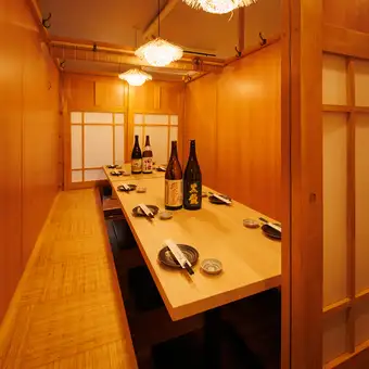 ｜全席個室｜お席のみご予約「当日お好みのご注文にてお楽しみください」