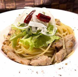 Chicken Neck with Garlic Peperoncino