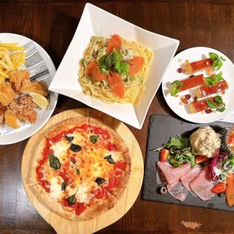 選べるBIZZA☆　飲み放題100分付き　カジュアルコース　5,000円