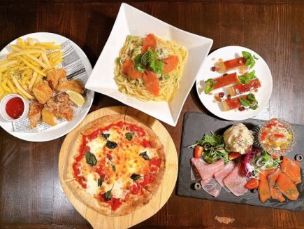 選べるBIZZA☆　飲み放題100分付き　カジュアルコース　5,000円