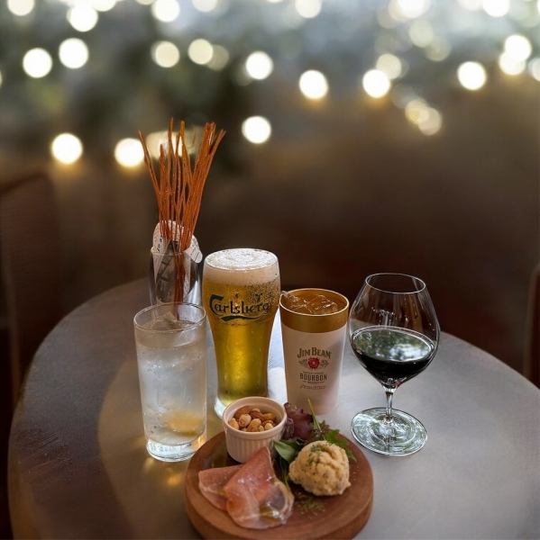 平日(月)(水)(木)の17時～18時はハッピーアワー☆ビールは750円が550円に！ドゥーエの生ビールグラスはBIGグラス!!とってもお得ですよ^^グラスワイン・レモンサワー・ハイボールは350円とこちらもかなりお得★お仕事帰りにぜひお立ち寄りください＾＾