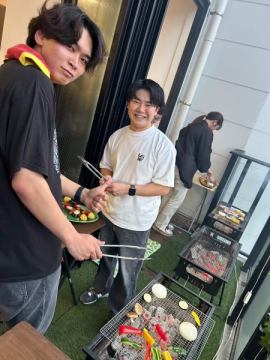  食べ飲み放題3時間コース！アクティブな1日の締めはBBQで決まり！！【福岡】【博多】【中洲】【天神】【駅近】【飲み放題】【BBQ】【テラス…