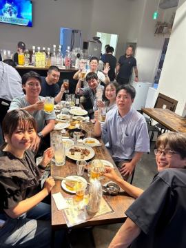 お仕事終わりは食べて飲んでリフレッシュ！！さくっと楽しめるのでお仕事終わりも気軽にBBQが楽しめちゃいます！！【福岡】【博多】【中洲】【天神…