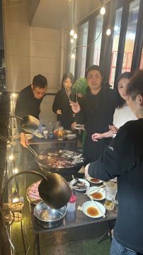 お仕事終わりにサクッとプラン！テラス席で過ごすのんびり空間！ 【福岡】【博多】【中洲】【天神】【駅近】【飲み放題】【BBQ】【テラス席】【休…