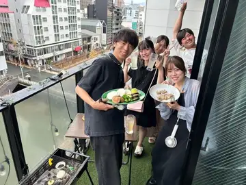 準備も片付けも不要!休日は手ぶらでのんびりBBQ! 【福岡】【博多】【中洲】【天神】【駅近】【飲み放題】【BBQ】【テラス席】【休日】【子連…