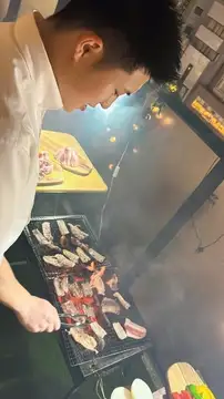 平日にちょっと寄り道！仕事終わりは気軽に一杯BBQ  【福岡】【博多】【中洲】【天神】【駅近】【飲み放題】【BBQ】【テラス席】【休日】【子…
