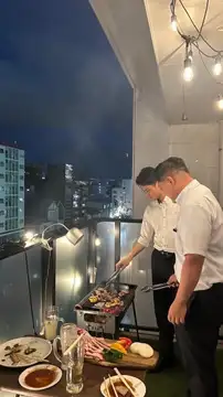 お仕事終わりにホッと一息！お仕事終わりのプライベート空間！ 【福岡】【博多】【中洲】【天神】【駅近】【飲み放題】【BBQ】【テラス席】【休日…