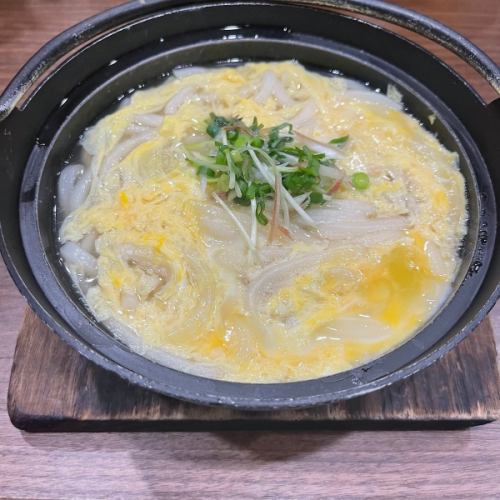 おでん汁かきたまうどん