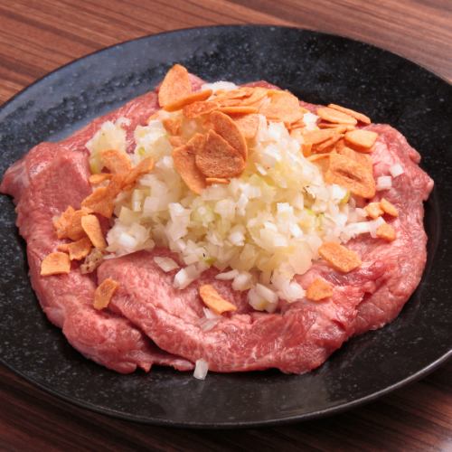[New specialty] Negijotonshio (with fried garlic chips)
