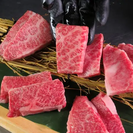 黒毛和牛 カルビ希少部位盛り合わせ