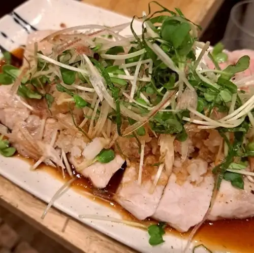모리 나카 차 돼지 찐 돼지 강판 폰즈