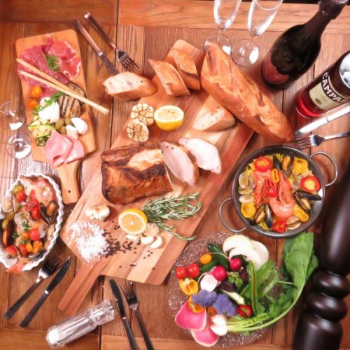 【可愛いパンチボウルも飲み放題♪】2時間飲み放題付女子会コース4000円→3500円 全10品