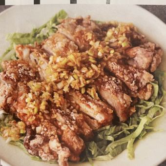 【大山鶏】唐揚げ よだれ鶏仕立て