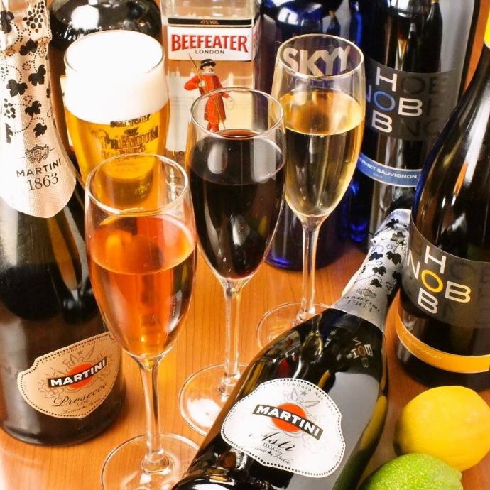 単品飲み放題】スパークリング・プレミアムモルツなど全60種類が2時間