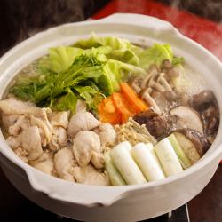 地鶏とつくね鍋(一人前)