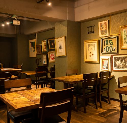 On weekends, you can enjoy a drink in the calm atmosphere of the restaurant without worrying about the time.