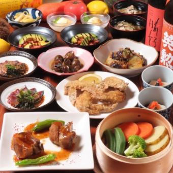 〈おすすめメニューが大集結！〉「おまかせコース」【３時間飲み放題付】