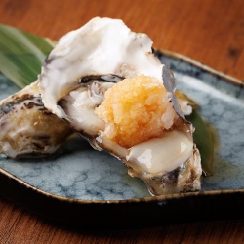 生牡蠣のポン酢