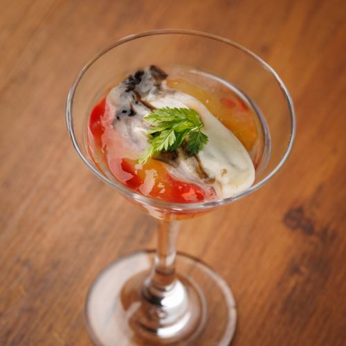 生牡蠣のシャンパンゴールド