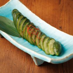 胡瓜の一本漬け