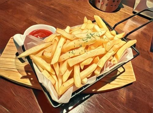 French fries [salt/garlic]