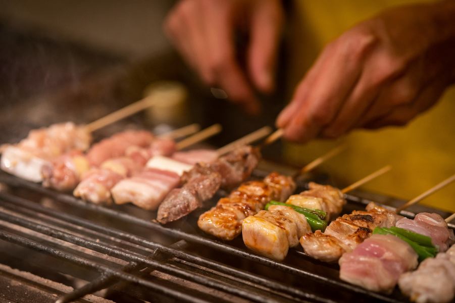 焼き鳥１本８０円～