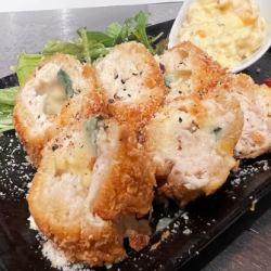 Chicken fillet cheese fry