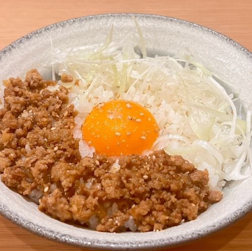 とりそぼろ卵かけごはん