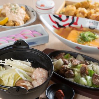 【うどんと酒とお出汁と、】スタンダードコース　120 分飲み放題付き 5,000円