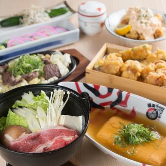贅沢牛すき焼きコース120分飲み放題付き 7000円