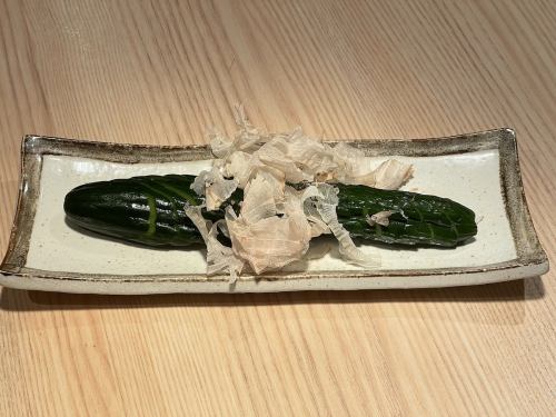 ★きゅうりの出汁一本漬け