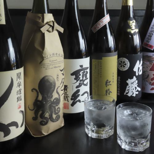 焼酎好きにはたまらない!店主厳選のラインナップ♪