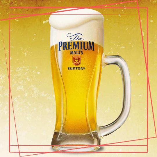 [Includes Premium Malt's draft beer!] All-you-can-drink for 2,750 yen ★ Includes the popular beer bowl!